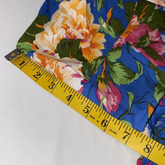 Lottie & Hollie 2 pc top/skirt set tropical print adj strap pull on Sz large NWT - Picture 2 of 14